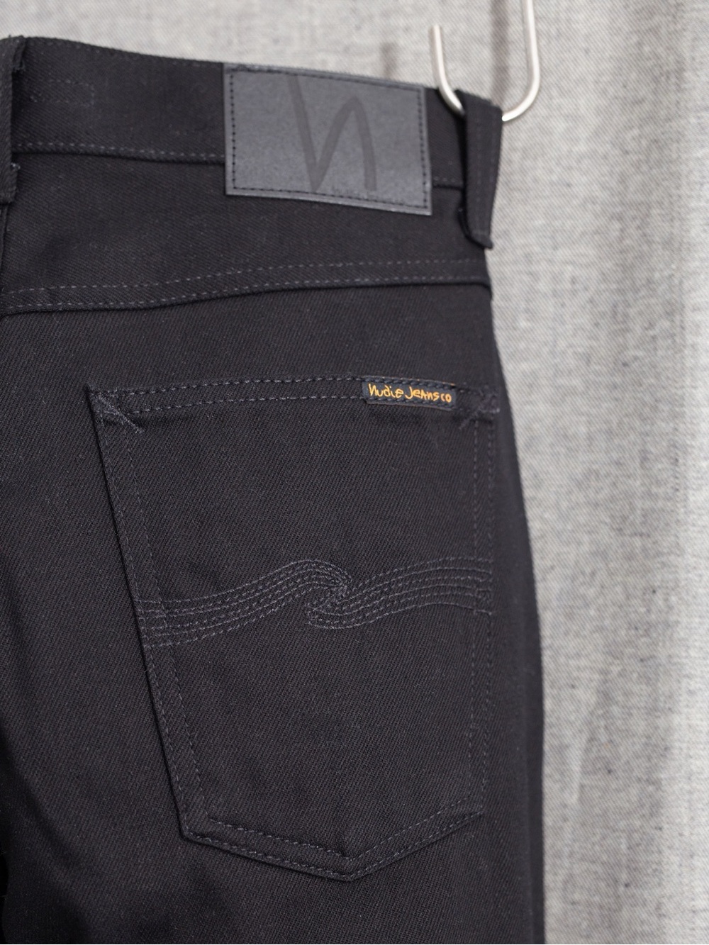 NUDIE Jeans Men's Black Slim